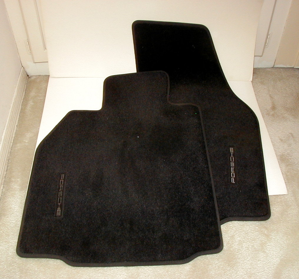 Floor Mats With leather Trim Black 1999-2005 (996)